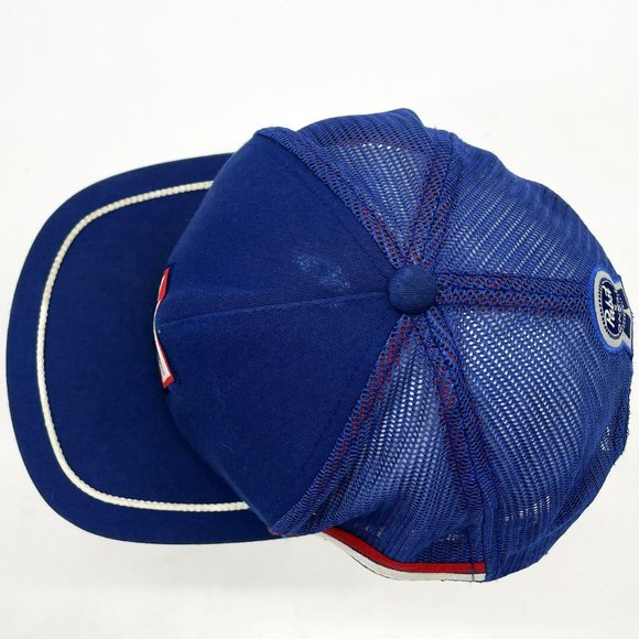 Vtg Pabst Blue Ribbon Beer O'Neill Blue Snap Back Mesh Truckers Baseball Hat Cap - Picture 5 of 8
